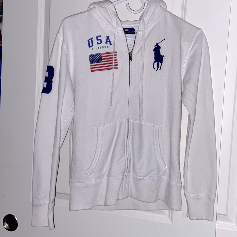 POLO RALPH LAREN XS white jacket